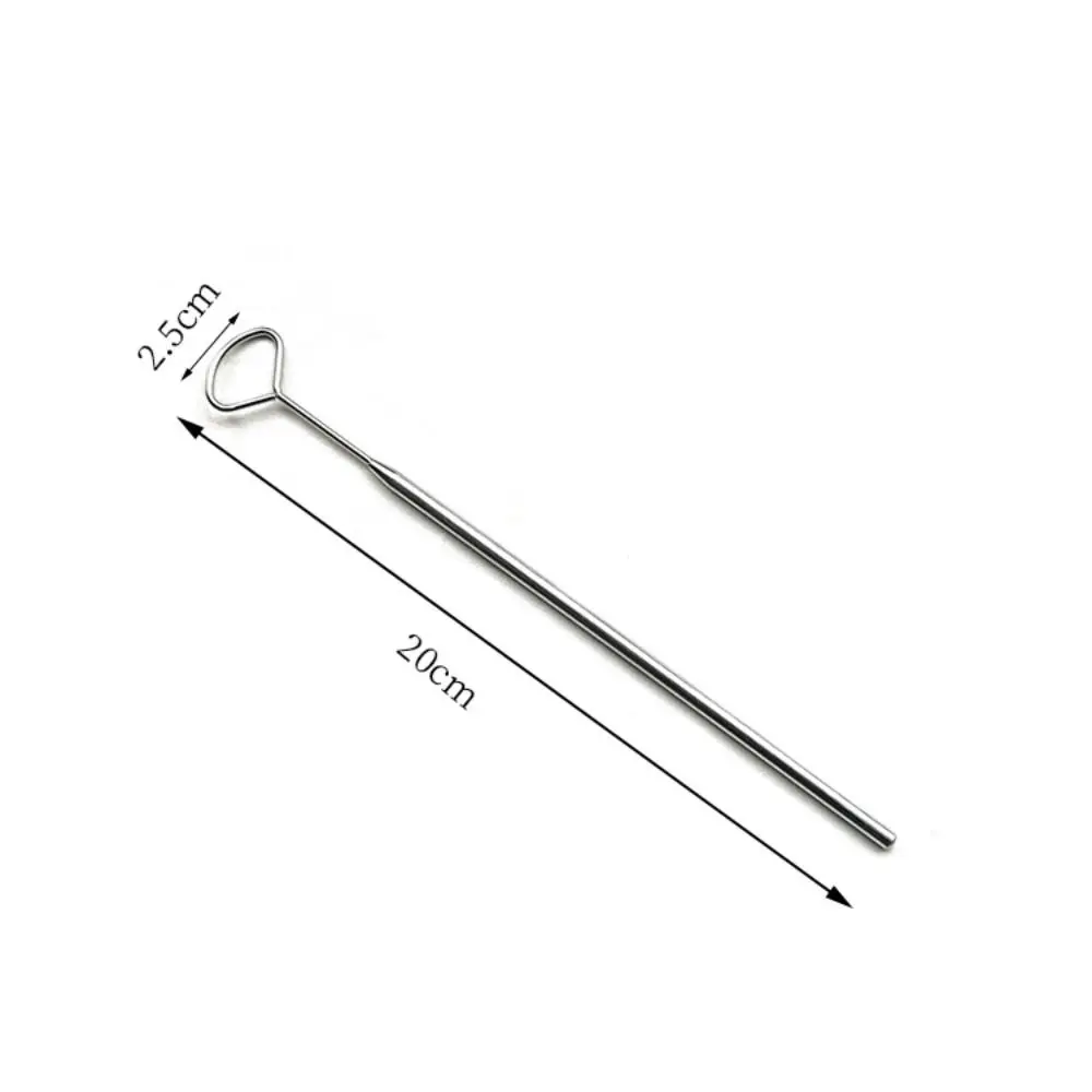 Stainless Steel Chocolate Dipping Fork Silver Rustproof Cheese Fondue Fork Irregular Shaped Long Handle Chocolate Dipping Tool