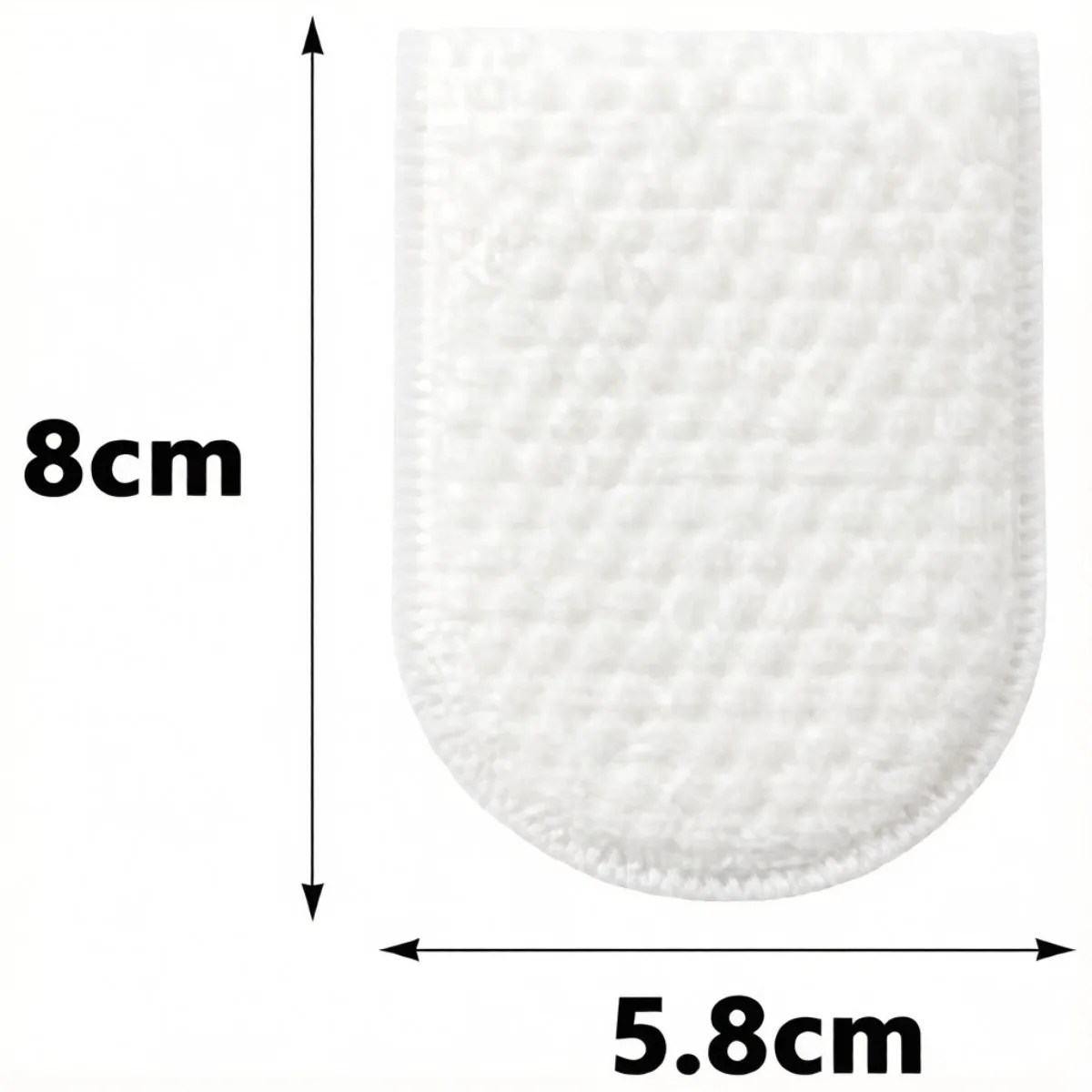 U Shaped Finger Cot Makeup Remover Pads Disposable Thick Pearl Texture Facial Wipes Cleansing view 6