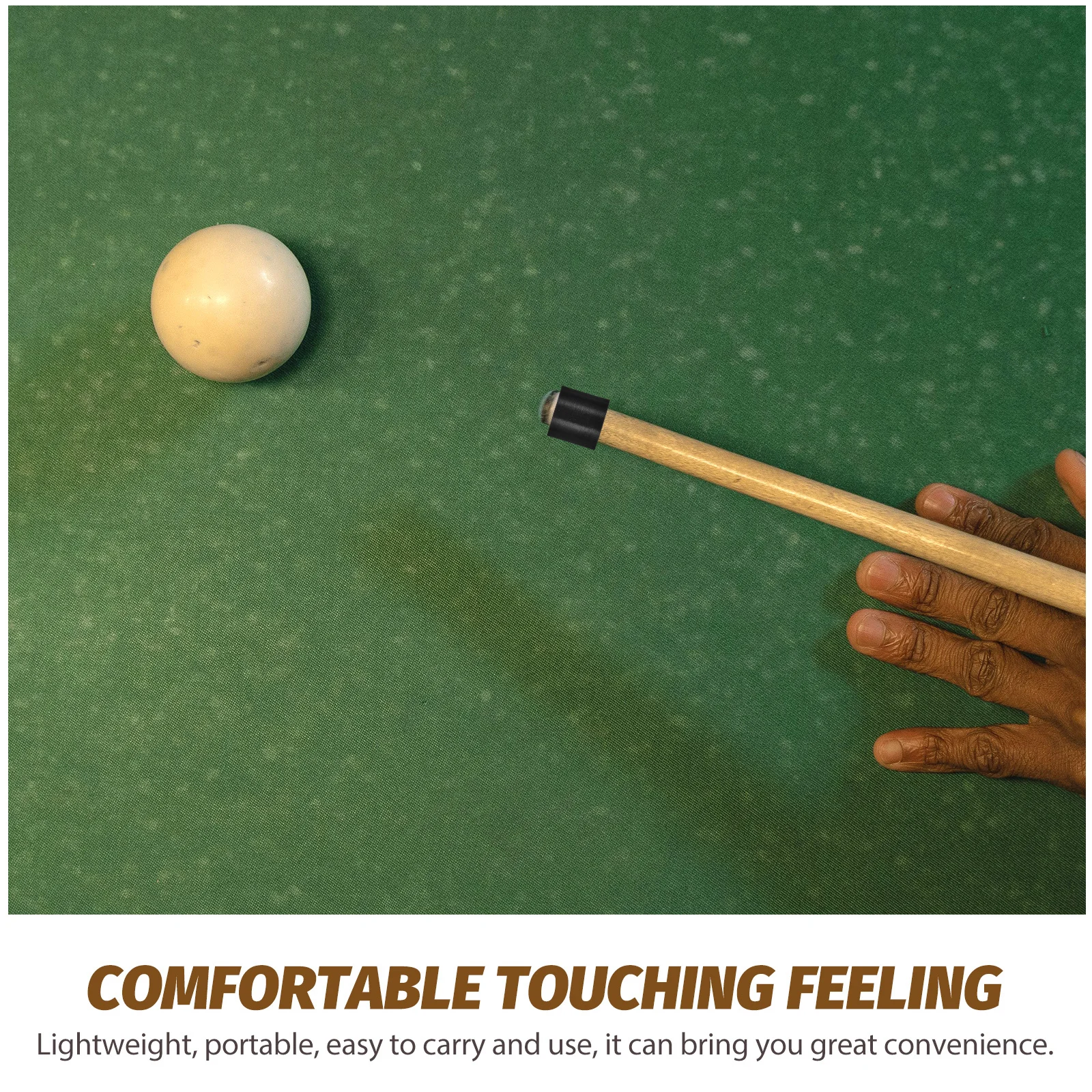 

6Pcs Pool Cue Hoops Replacement Plastic Ferrules Professional Billiard Cue Accessory Snooker Billiard Replacement Parts