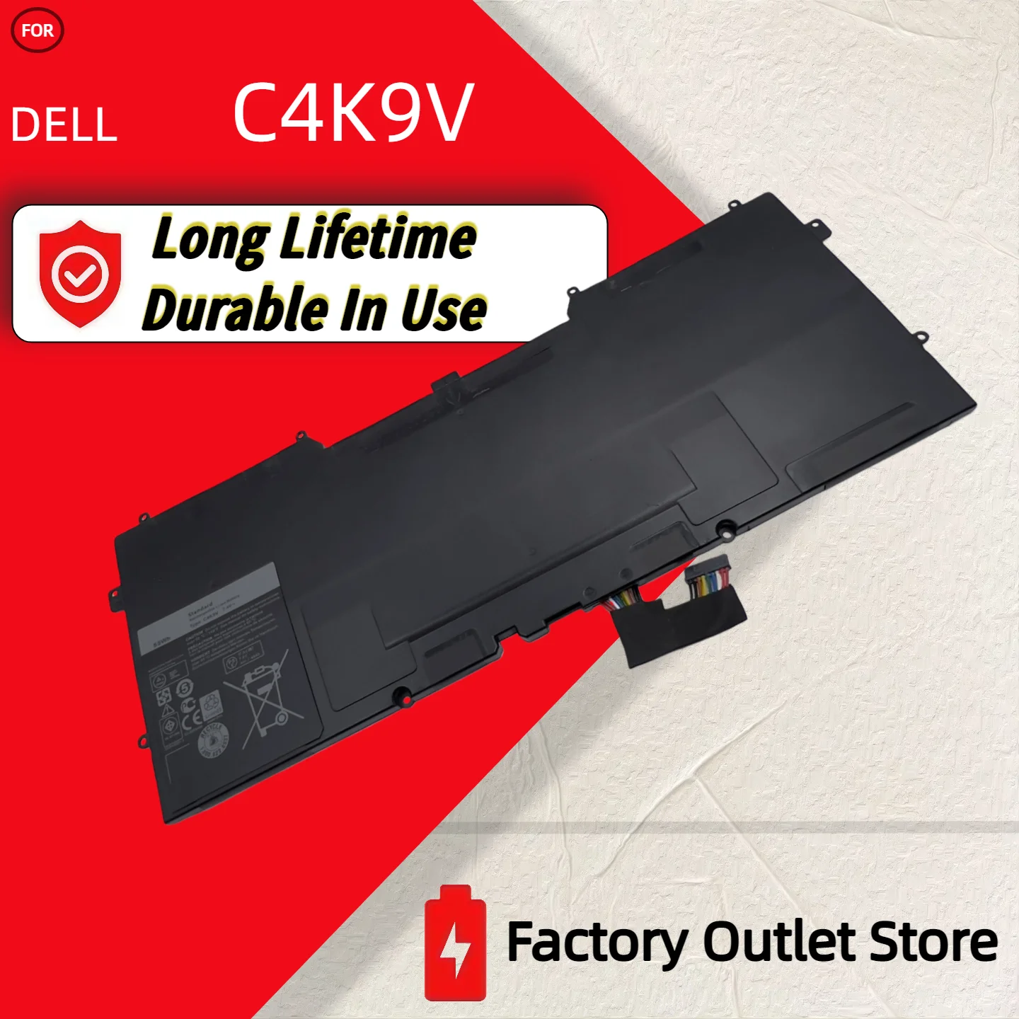 Wholesale And Retail C4K9V for Dell Battery XPS 12 9Q33 -L221X 13 Ultrabook 13 XPS13 13-L322X  L322X 3H76R 489XN PKH18