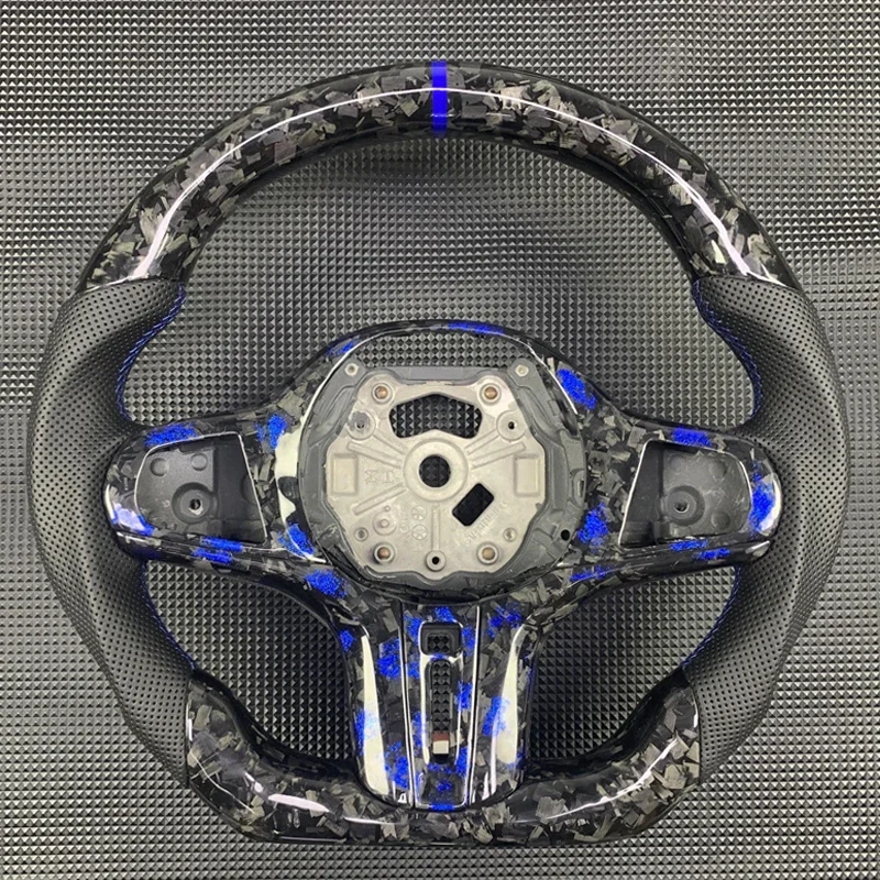 For BMW G30 G20 G01 G02 G05 G06 G07 M4 M5 F90 M8 X3M X4M X5M X6M F40 F44 F97 F98 F95 F96 Customized Carbon Fiber Steering Wheel