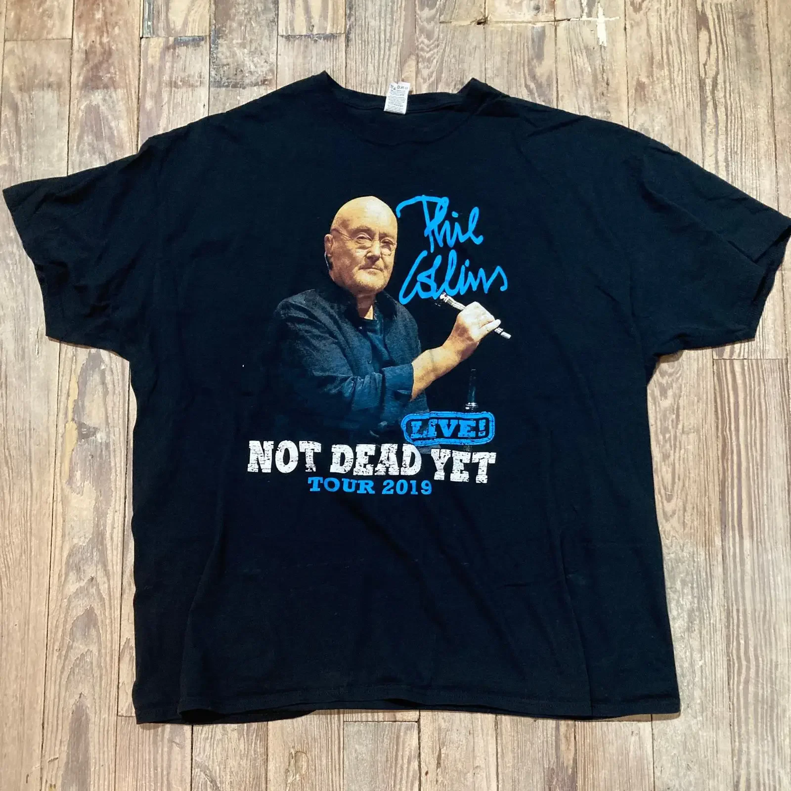 Repaired Phil Collins tour tee vintage Washed Stylish designer clothes Comfortable Unisex Top For Everyday Wear Stretched homme