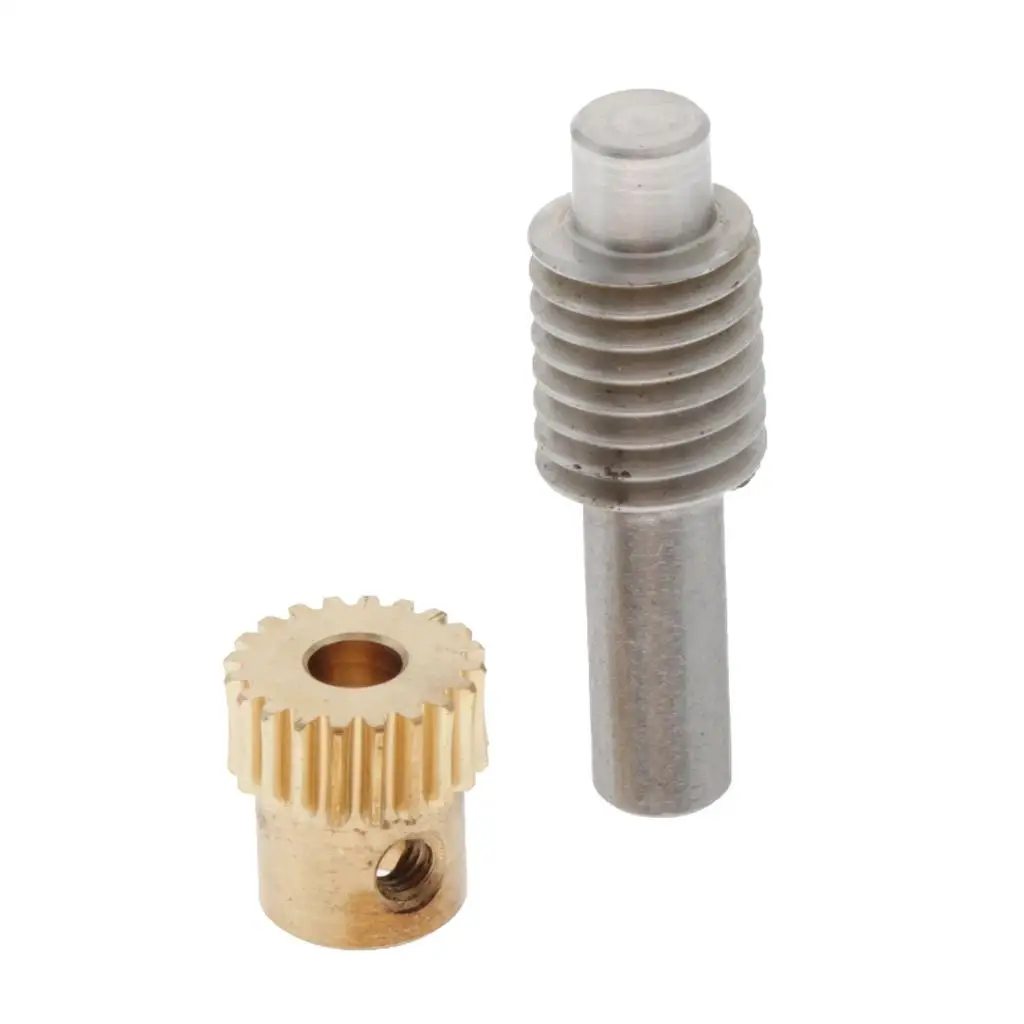 0.5 معامل 20- 60T عجلة تروس دودة نحاسية + مجموعة عمود تروس فولاذي 32 مم