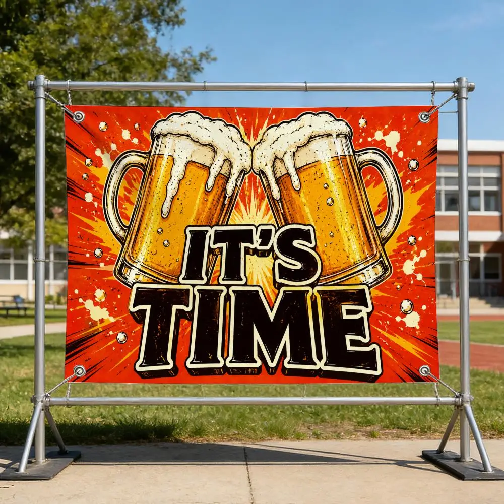 Funny Drink B-beer Flags Specialized for indoor and outdoor home decorations, outdoor camping, and bar parties