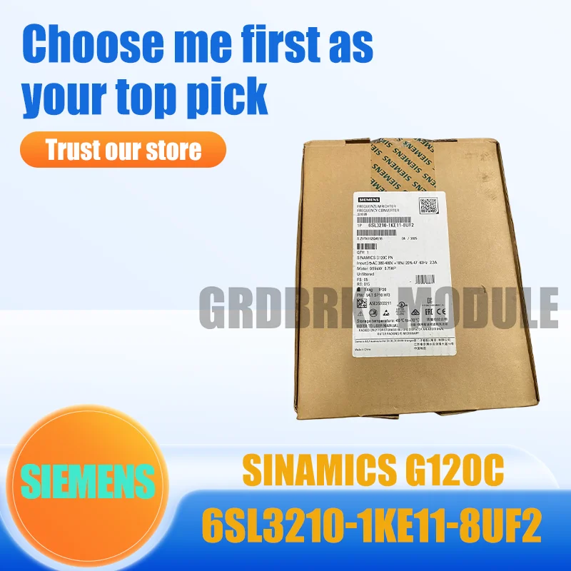 

New Original SIEMENS 6SL3210-1KE11-8UF2 6SL3210-1KE11-8UP2 G120C 0.55kW Inverter