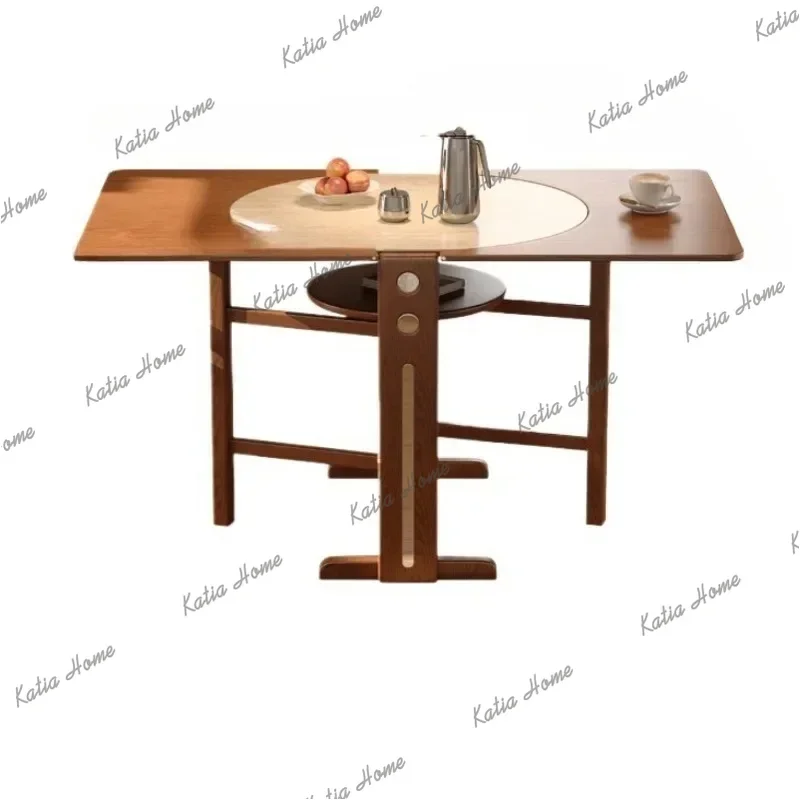 YJ Sedentary Coffee Dining Tables Acrylic Corner Island Center Dining Tables Interior Complete Table A Manger Marble Furniture
