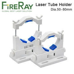 FireRay Co2 lazer tüp tutucu destek ayarlamak Dia.50-80mm montaj esnek plastik destek CO2 lazer oyma makinesi