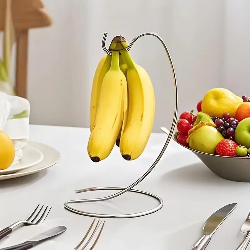 1pcs Banana Hanging Rack – Home Tabletop Decor, Non-Food Contact, Practical & Decorative Organizer