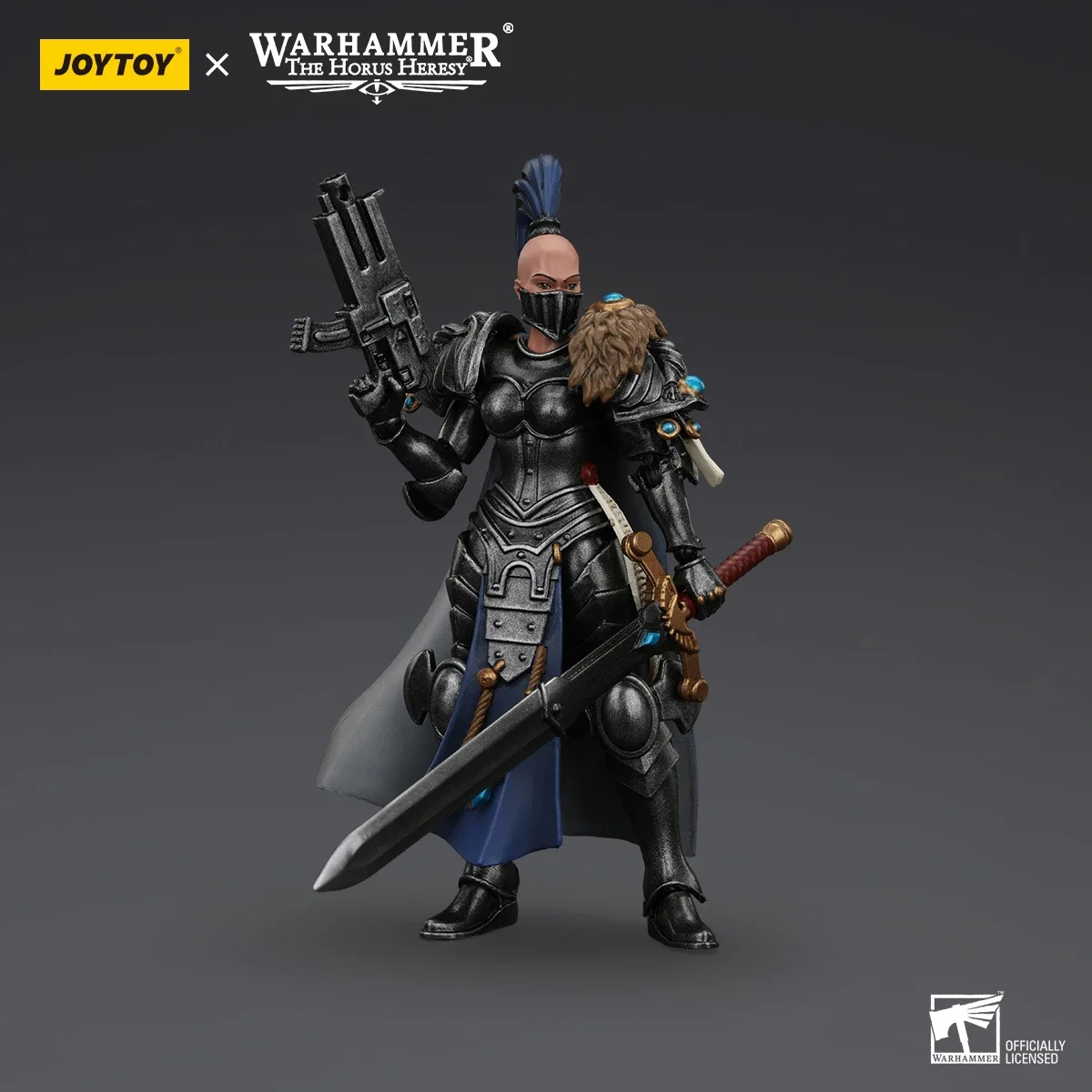 Joytoy warhammer irmãs do silêncio argent lynx vigilator quadro 3 itens 1:18 figura de ação irmãs do silêncio modelo brinquedos boneca