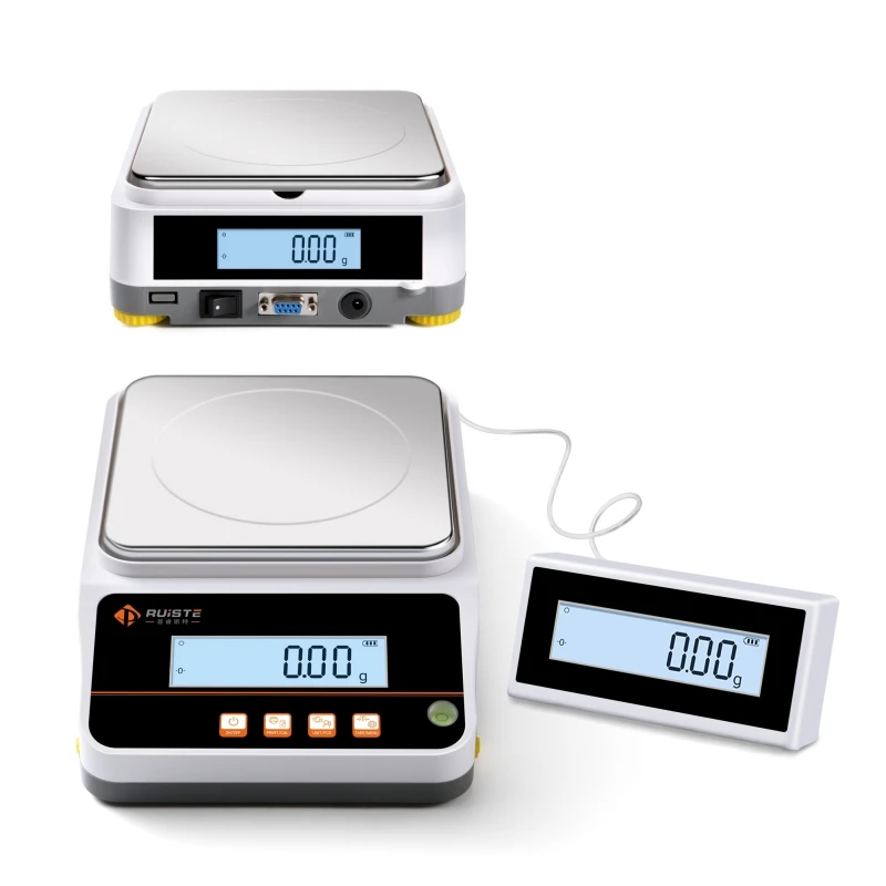 Veidt Weighing 6kg 0.01g LCD Weighing Scale Precision Balance Lab Precision Balances Laboratory Digital Scale With Extra Display