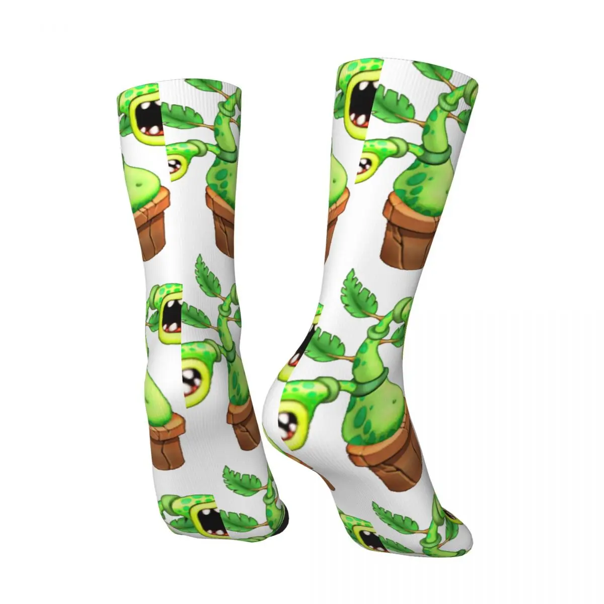 Happy Funny Men's compression Socks Character Potbelly Vintage Harajuku My Singing Monsters Hip Hop Novelty Pattern Crew