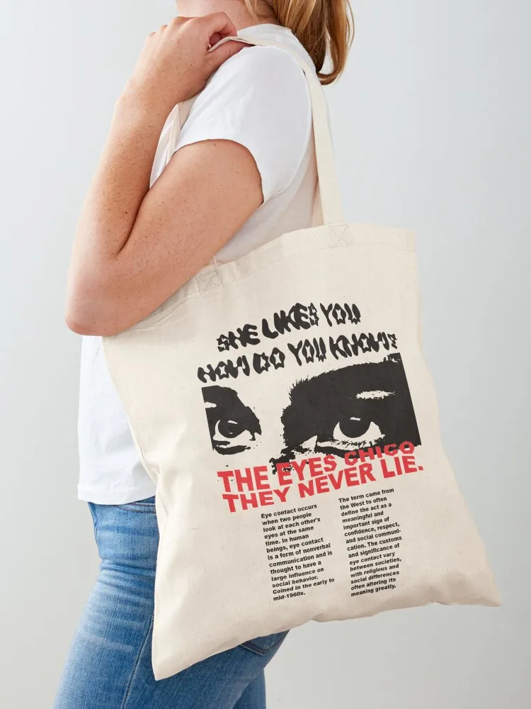 

Scarface - The eyes never lie Tote Bag sacs de shopping Big bag Women's handbag shoping bag