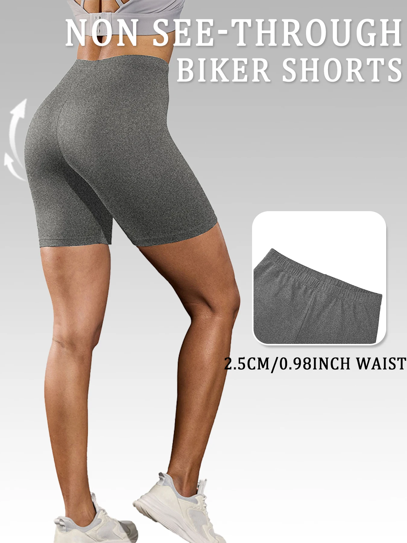 5 Pack Biker Shorts for Women Super Soft No See Through Workout Running Yoga Home Lounge Wear leggings