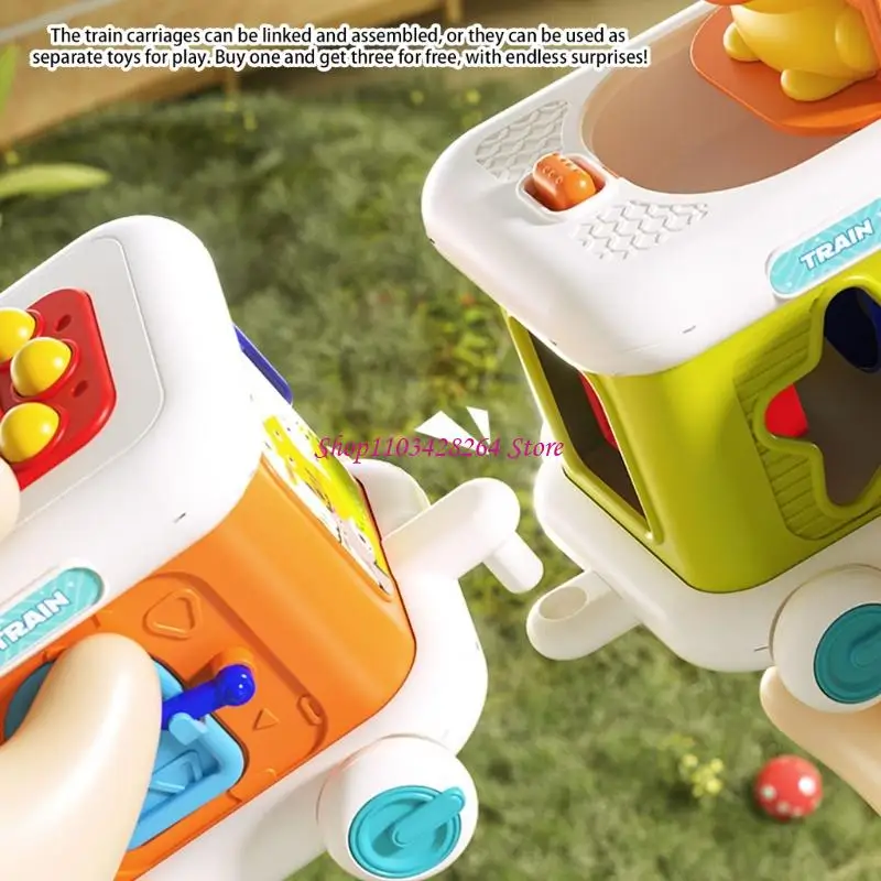 

Kids Train Sensory Activity Board Children Educational Toy for Fine Motor Skills Practice