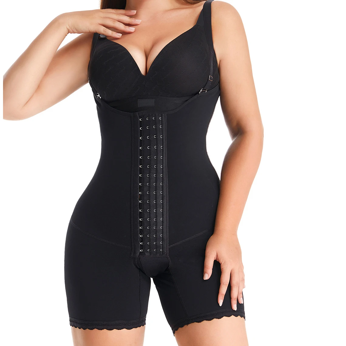 

High Compression Waist Trainer Body Shaper Corset Flat Belly Slimming Sheath Shapewear Women Butt Lifter Bodysuit Reducing Belt