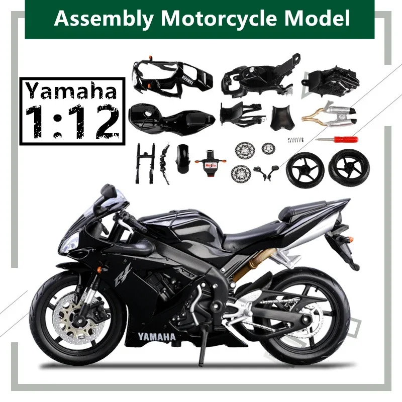 

Maisto 1:12 Assembled Yamaha R1 original authorized simulation alloy motorcycle model toy car Collecting