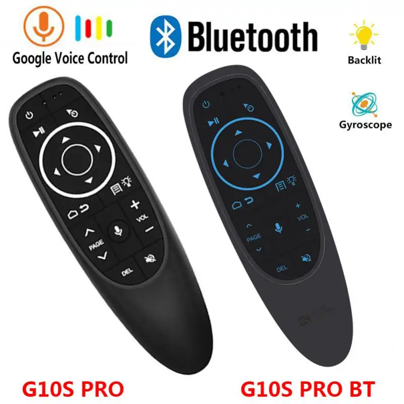 G10S Air Mouse Voice Remote Control 2.4G Wireless Gyroscope IR Learning For H96 MAX X88 PRO X96 MAX Android TV Box HK1