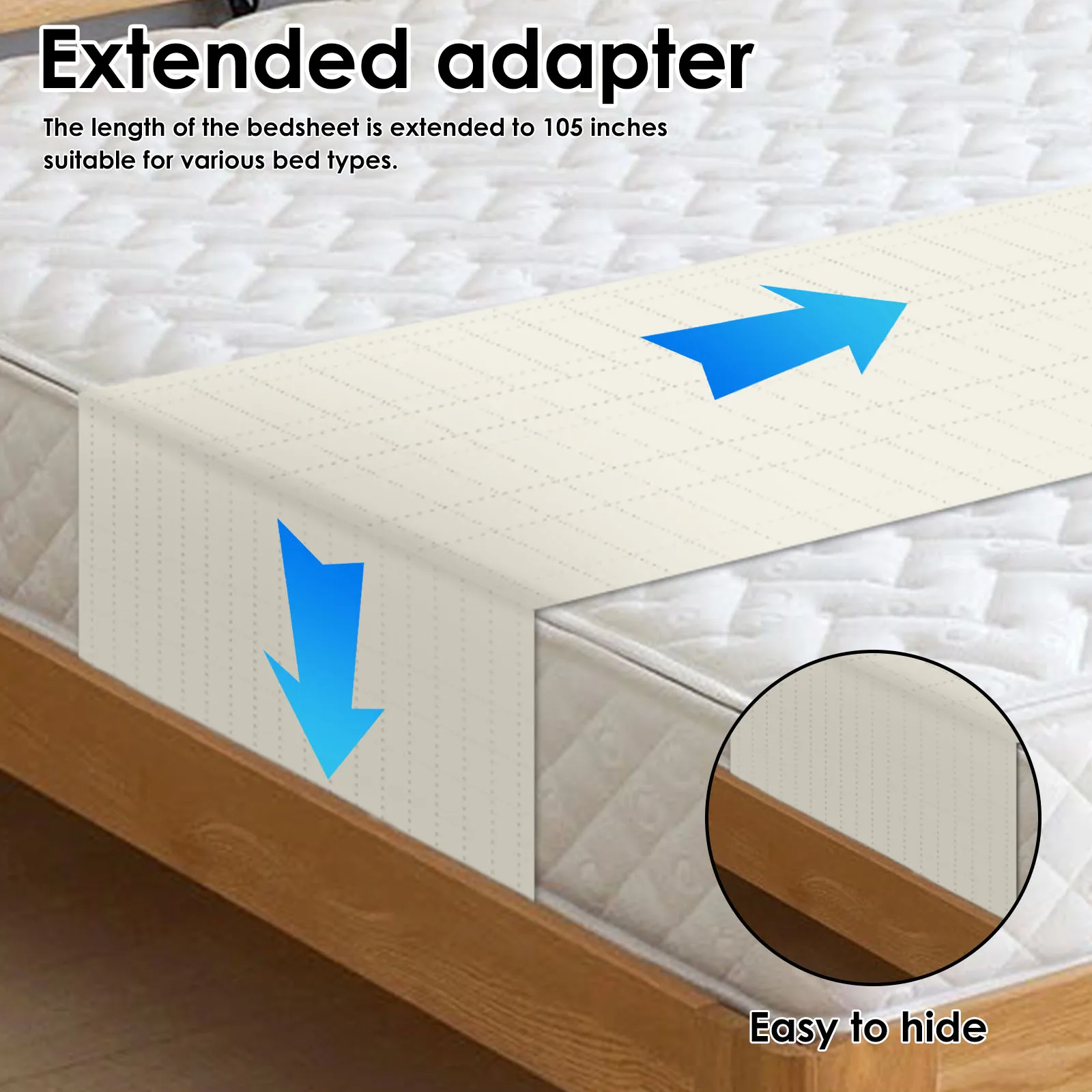 حصيرة تأريض للسرير مصنوعة من القطن العضوي بنسبة 90% وبساط سرير تأريض من الألياف الفضية 10% مع سلك وقلم اختبار للنوم