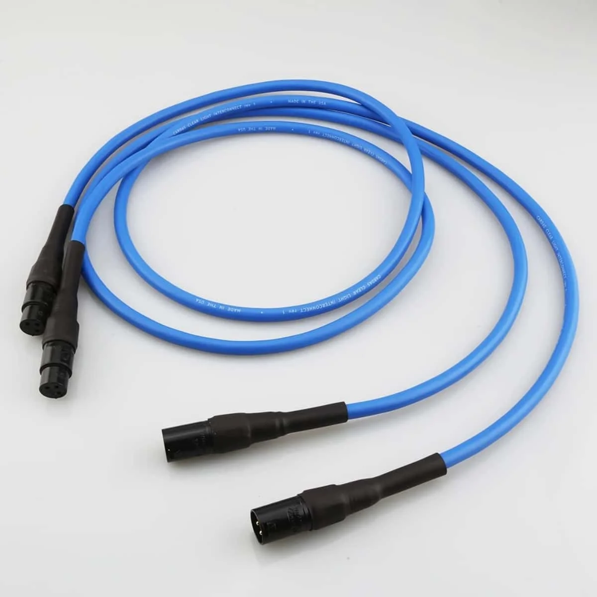 Audiocrast XLR Cable 3 Pin Male to Female Balanced Stereo Pair OFC Mic Microphone Interconnect for AMP DAC Mixer Studio Blue