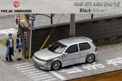 Focal Horizon FH 1:64 GTI Mk4 Black Silver white Diecast Model Car