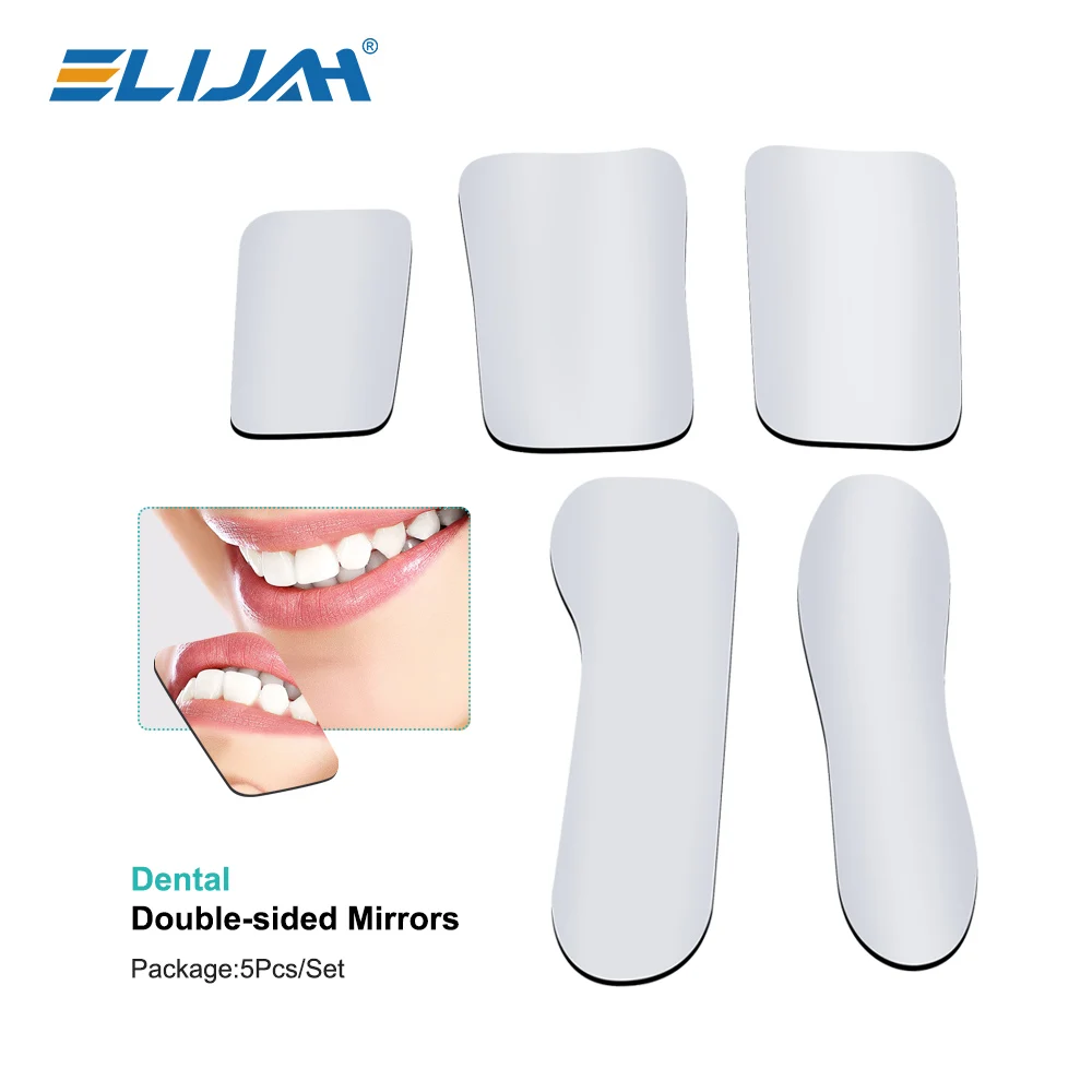 

ELIJAH 5 шт. стоматологический двухсторонний отражатель панель стоматология ортодонтический внутриротовой эндоскоп с покрытием титановый стоматологический инструмент