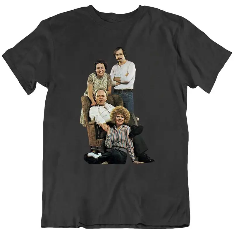 

All In The Family Archie Bunker 70S Tv Show Retro T Shirt New