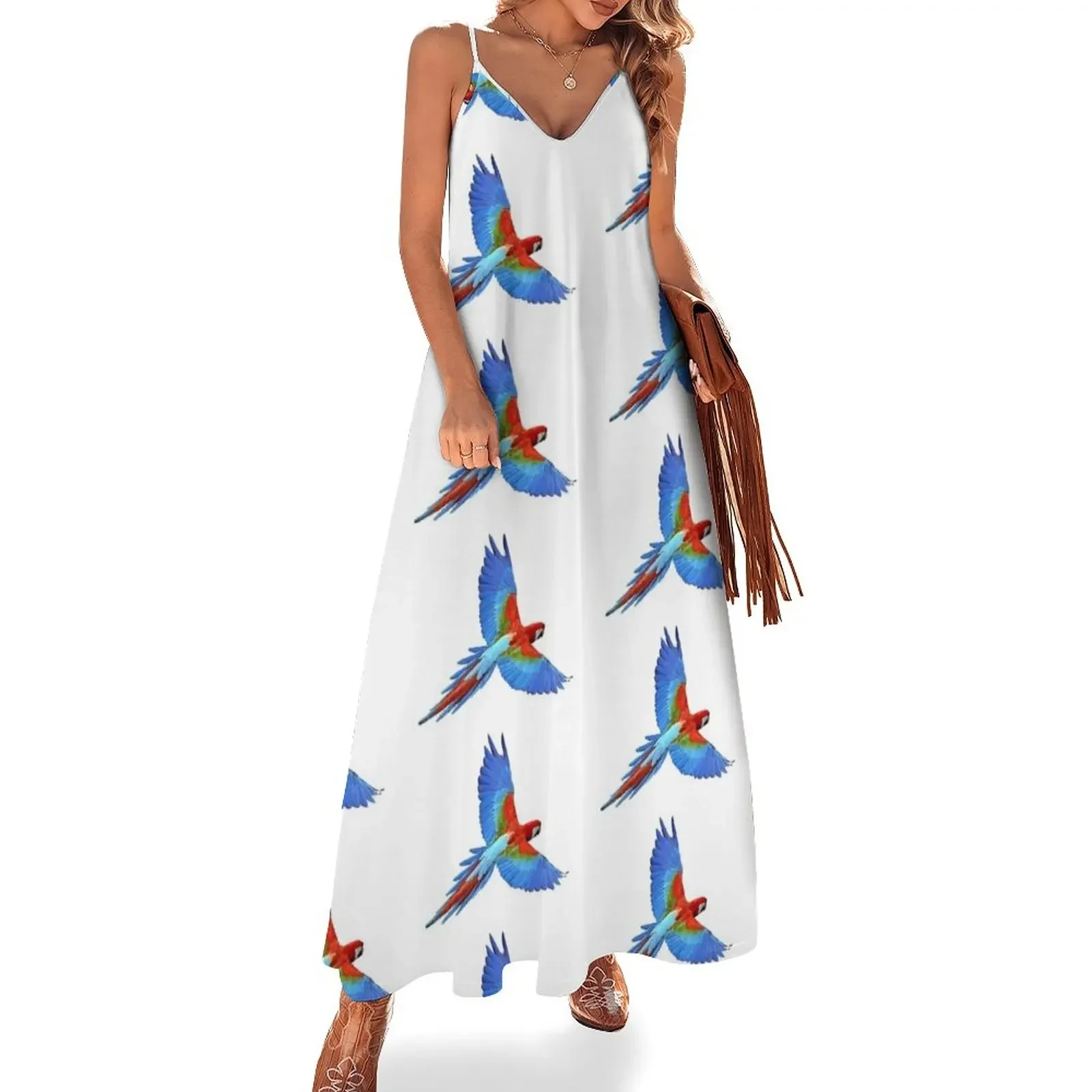 

parrot Sleeveless Dress dresses for womens 2025 luxury women's party dress evening prom Dress