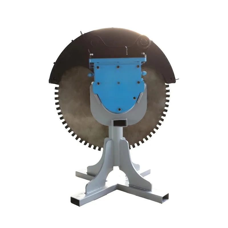 Hydraulic Rock Saw Attachment Overload Protection Safe Cutting Tool For Construction Machinery Site