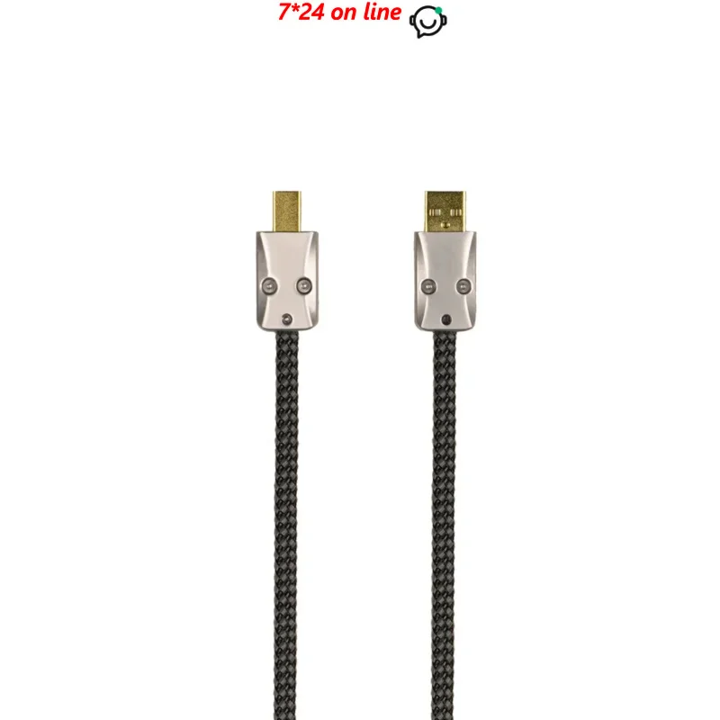 

Кабель AVplay AV-0812 из стерлингового серебра 99,99% (4N) USB Type-A - Type-B - Type-C для ПК, телефонов, Hi-Fi, DAC, DDC, цифровой передачи данных