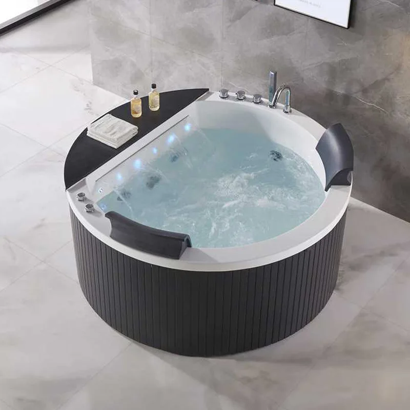 

Home SPA spa pool constant temperature heated villa outdoor round bath