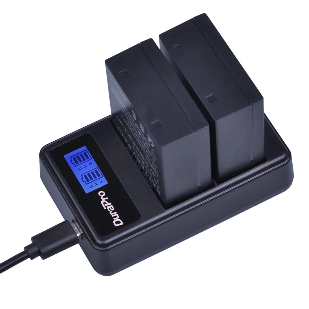 1800mAh BLH-1 BLH1 بطاريات BLH 1 Bateria بطارية الكاميرا + شاحن لأوليمبوس OM-D E-M1 مارك II ملحقات الكاميرا قطع الغيار