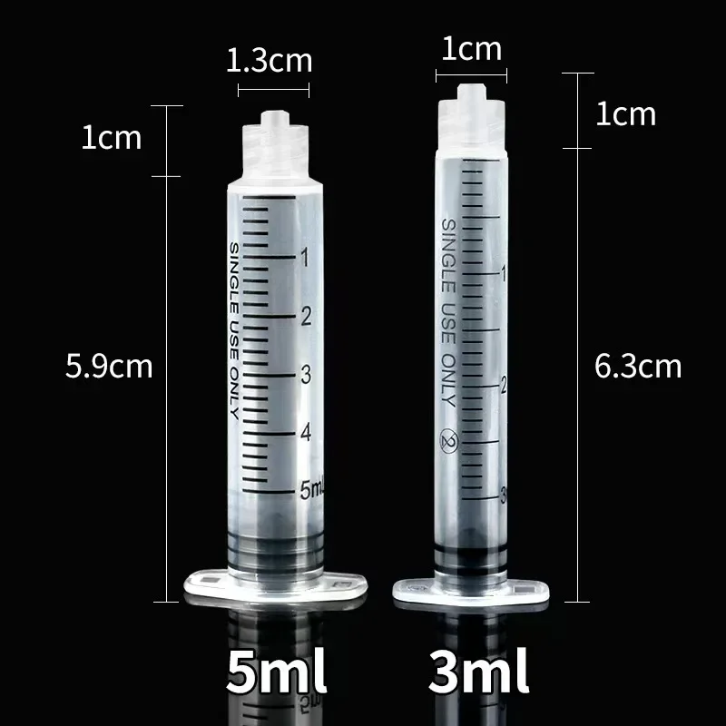 

10Pcs-50 EZ Mesotherapy Gun Needle Accessories syringe No Push Rod Threaded Needle Tubes for Hydrolifting Beauty Care Tools