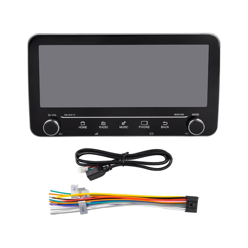 Universal 10.25inch 2.5D Screen  with BT carplay androidauto video multimedia system Car DVD Player