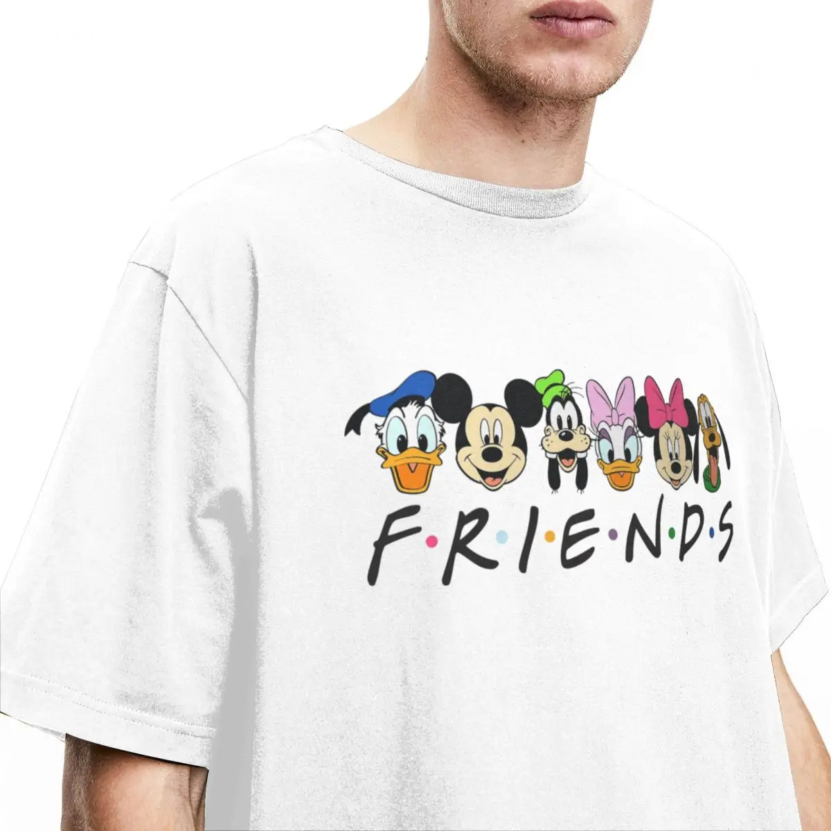 Mickey Mouse Friends Merch T-Shirts Men Women Vintage 100% Cotton New Arrival Tee Shirts