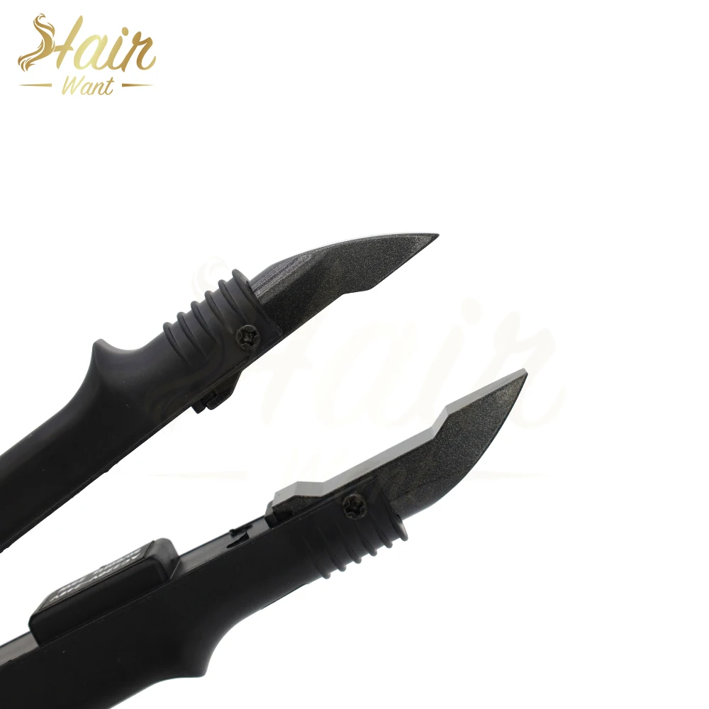 

Hair Want Flat Shape Hair Extensions Connector Iron Adjustable Temperature Hair Extension Heat Wand Keratin Extensions Machine