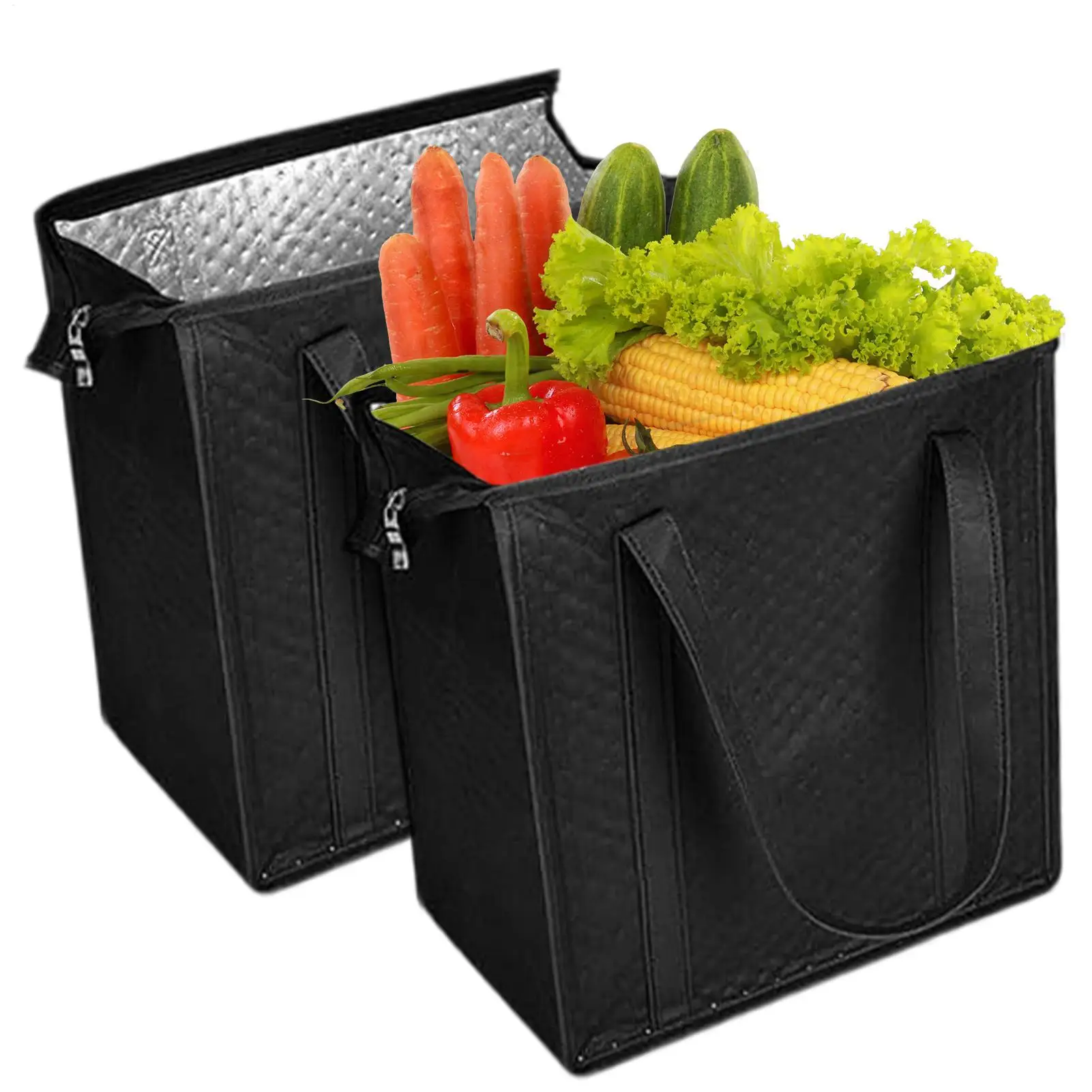 1pc Camping Cooler Box Picnic Bag Food Drink Storage bag Large Travel Lunch Bag Drink Ice Insulated Cooler Reusable Cool Bag