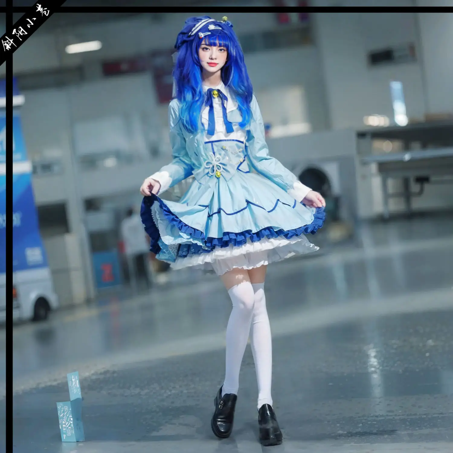 Spot Rainbow vtuber virtual idol Tiangong heart cosplay clothing women's animation clothing full set.