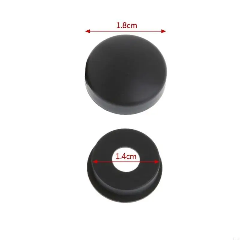 

T3LF 8Pcs Universal Car Truck License Plate Frame FIxed Screws Nut Caps Bolt Fastener