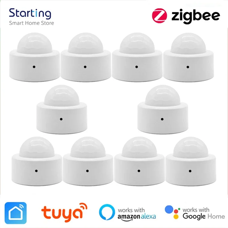 

Tuya Zigbee PIR Motion Sensor Human Motion Sensor Smart Home Security Detector Smart Life Control Works With Alexa Google Home