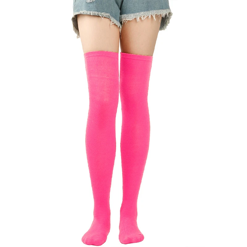 جديد الخريف الشتاء عيد الميلاد الجوارب النساء جوارب طويلة إلى الركب هالوين الأرجواني جوارب الكورية موضة جوارب طويلة إلى الركب #4