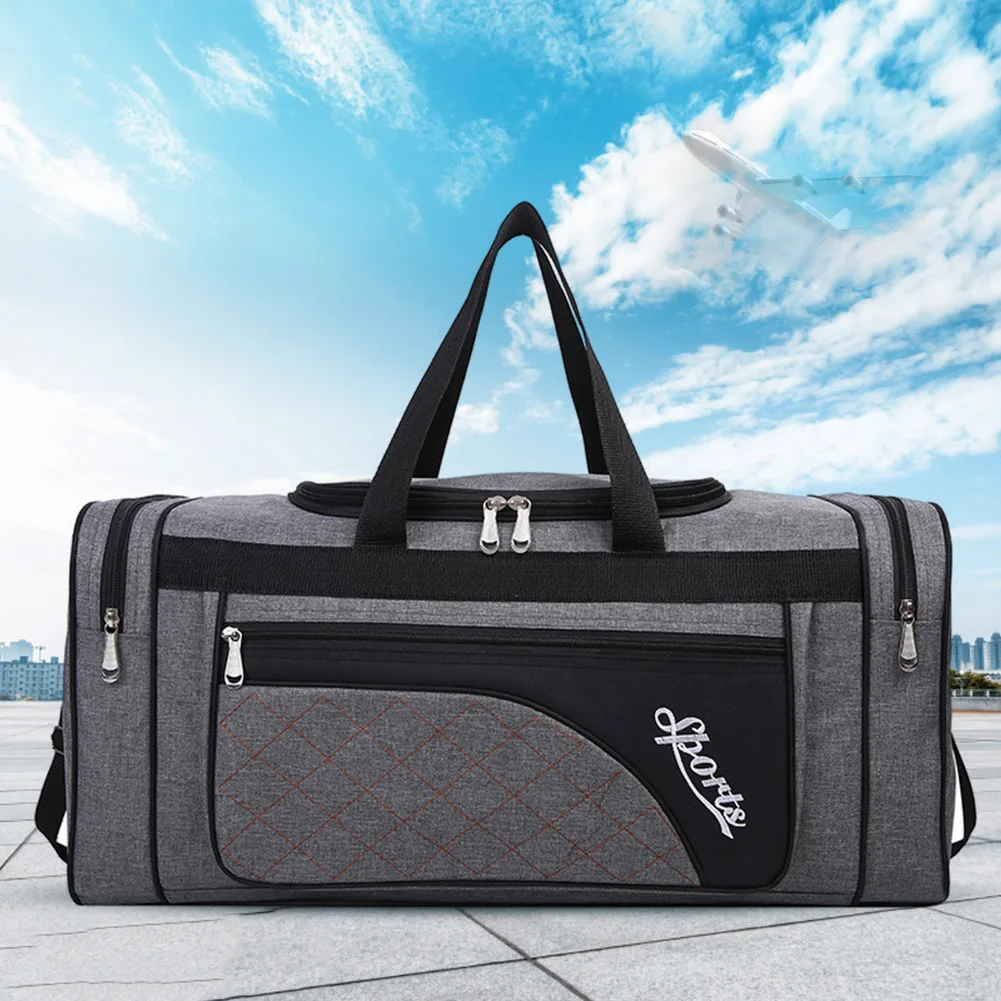 

Oxford Dry Wet Separation Bags Large Capacity Portable Gym Bags Multifunctional Wear-resistant Side Zippers for Travel Swimming