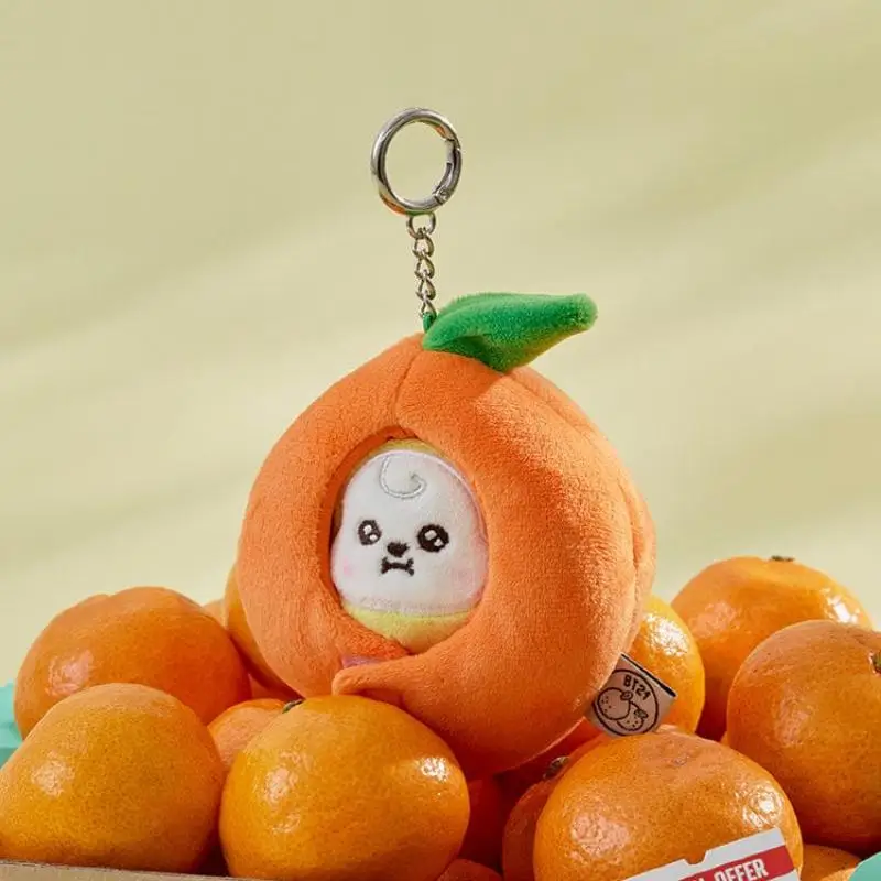 Anime Cartoon Bt21 CHIMMY COOKY Plush Toy Creative New Orange Party Plush Doll Backpack Keychain Accessories Gift for Girls view 3