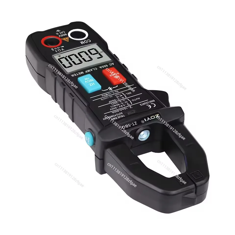 ZT-5BQ Digital Clamp Meter 6000 Counts, Auto-ranging Multimeter with NCV, True RMS, BT Function for AC/DC Current, Capacitance