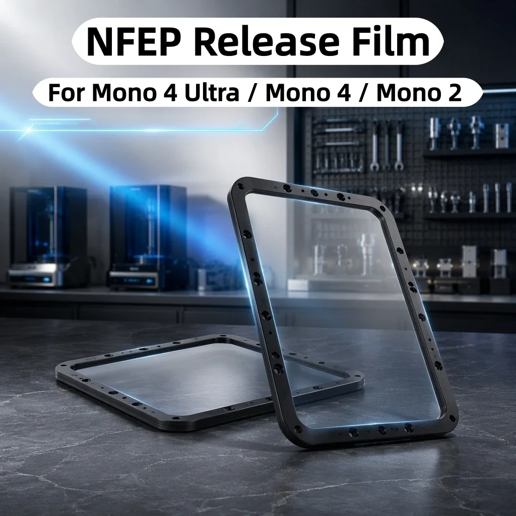 2Pcs Integrated Design Quick Replacement NFEP Film For Photon Mono 4 / 4 Ultra Mono 2 Resin 3D Printer Release Film Accessories