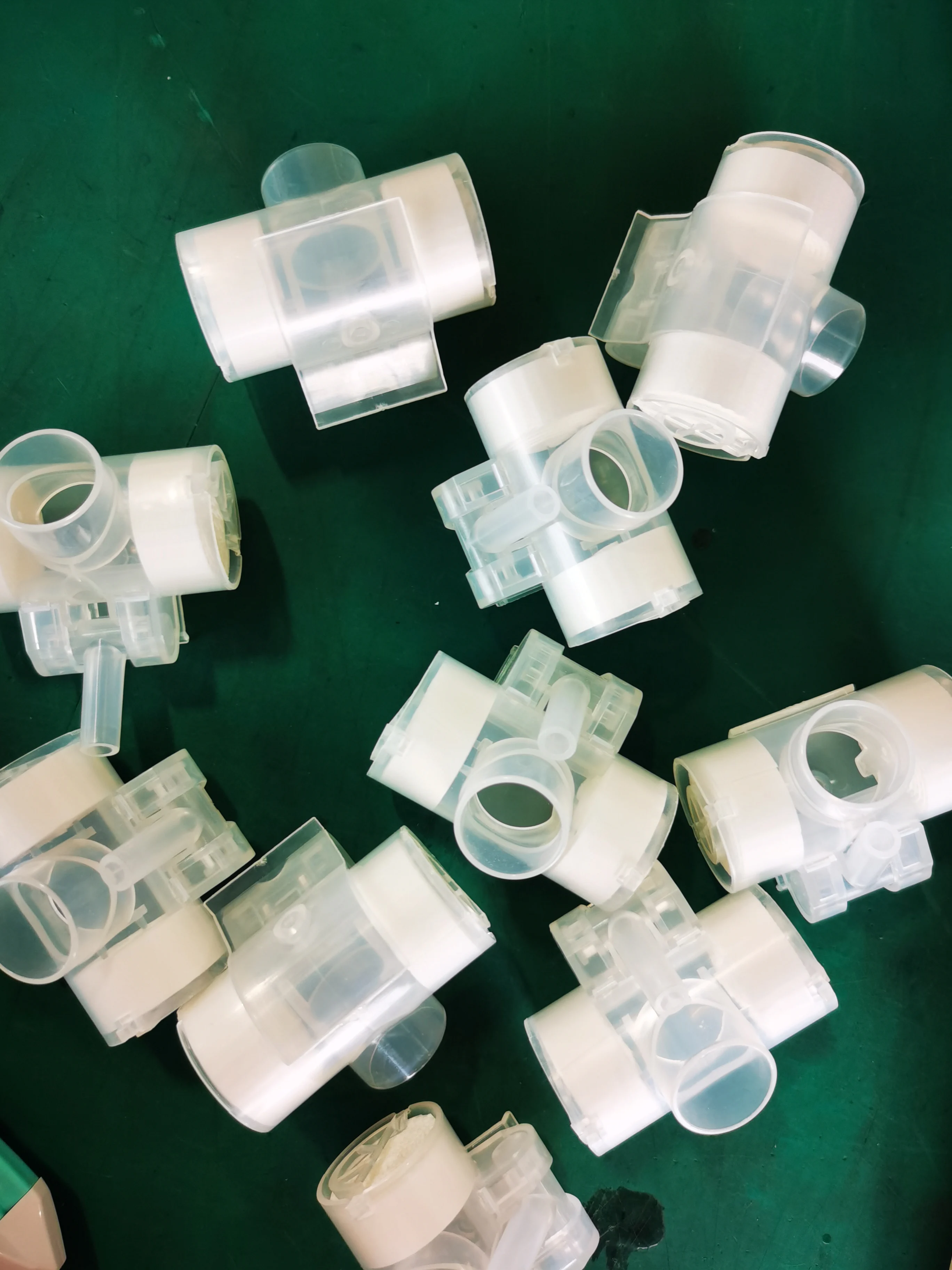 10pcs Medical disposable Artificial nose with oxygen input port humidification Tracheostomy Vent HME Exchanger