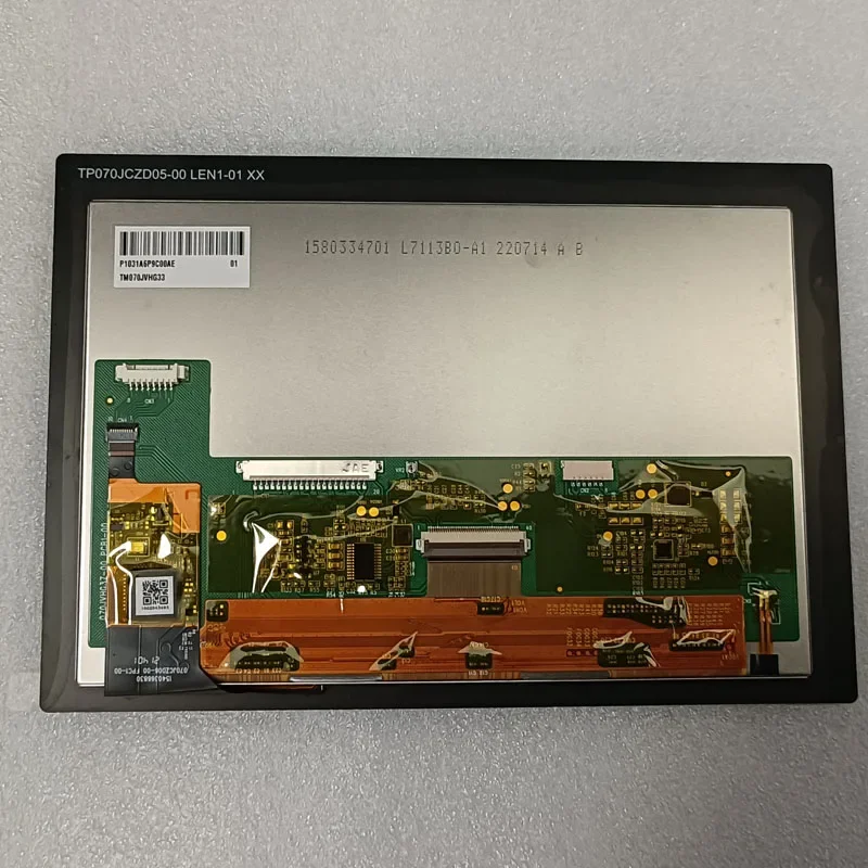TM070JVHG33-01 7.0 "1280*800 TFT-LCD Display com PCAP Touch Screen Fornecimento Zhiyan