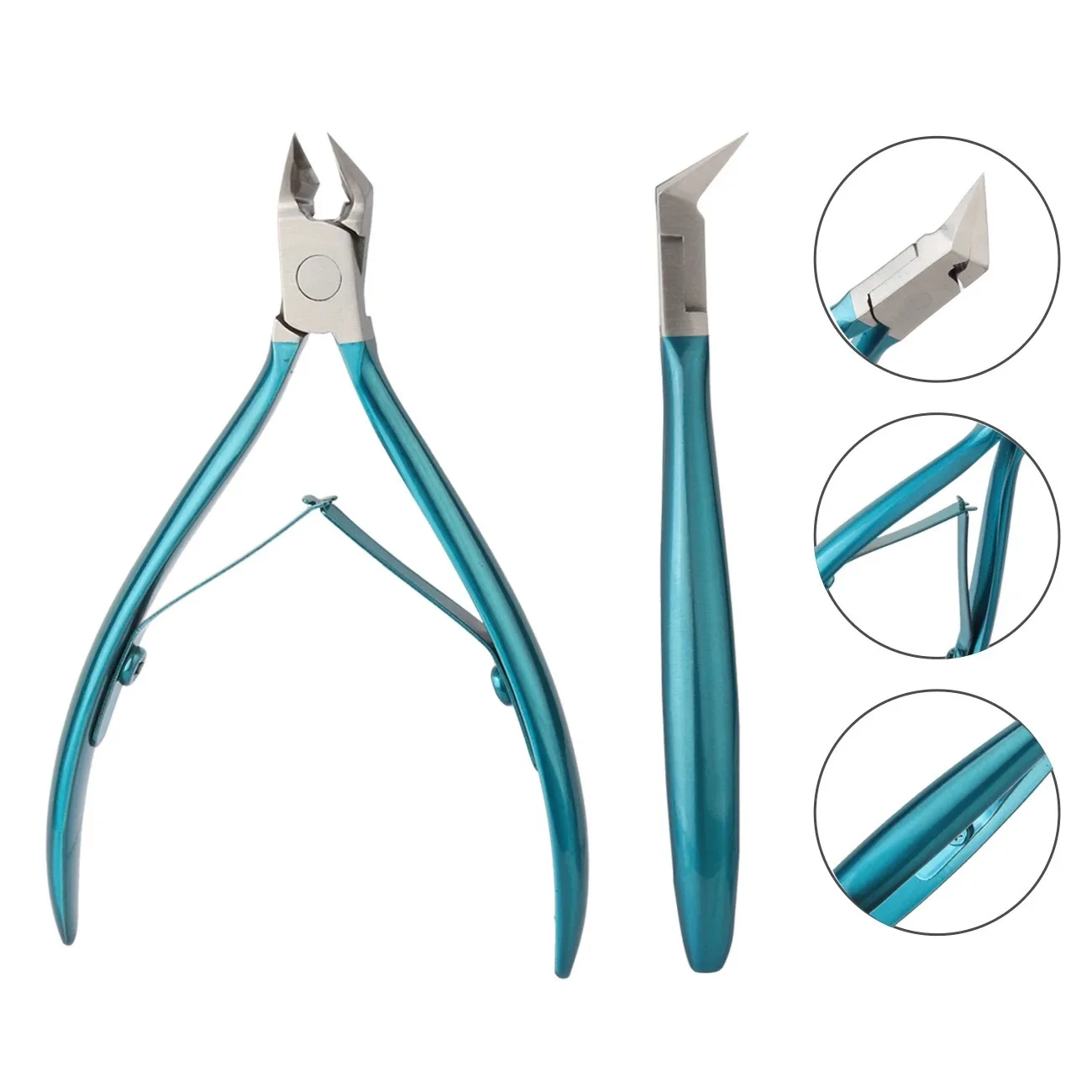 Professional Stainless Steel Nail Clipper Cuticle Nippers - Ingrown Toenail Scissors Manicure Tool for Paronychia