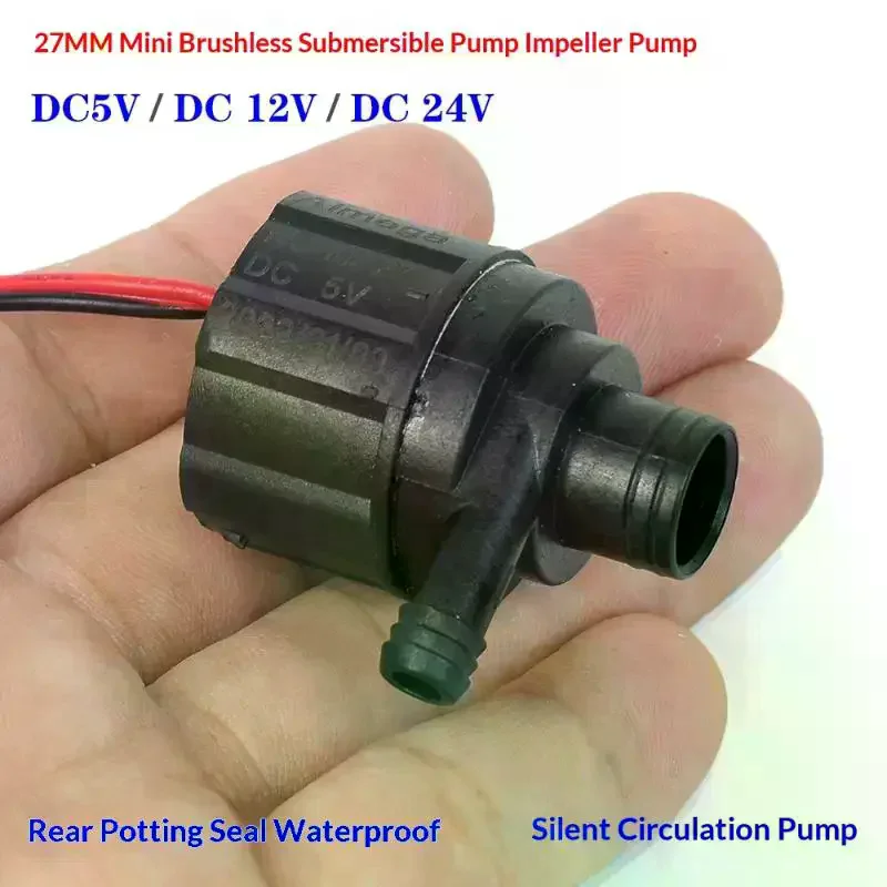 DC 5V 12V 24V Micro Brushless Water Pump Rockery Circulation Pump Mute Submersible Centrifugal Pump DIY Dispenser Fountain