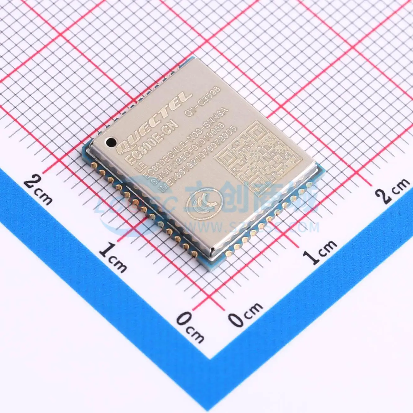 3pcs EC800ECNLE-N03-SNNSA LCC-LGA-109 TDD-LTE FDD-LTE PCM I2C UART USB ADC SIM Cellular LTE Wireless Communication Module