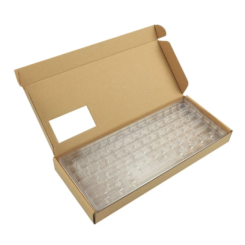 Keycaps Storage Box Three Layer ABS Material with Acrylic Transparent Cover